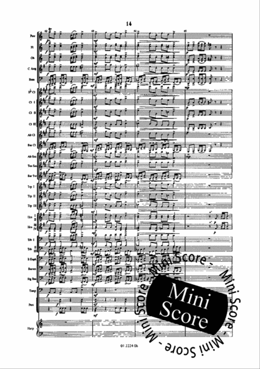 Sarka Overture Sarka Overture Concert Band scores gallery preview page 18