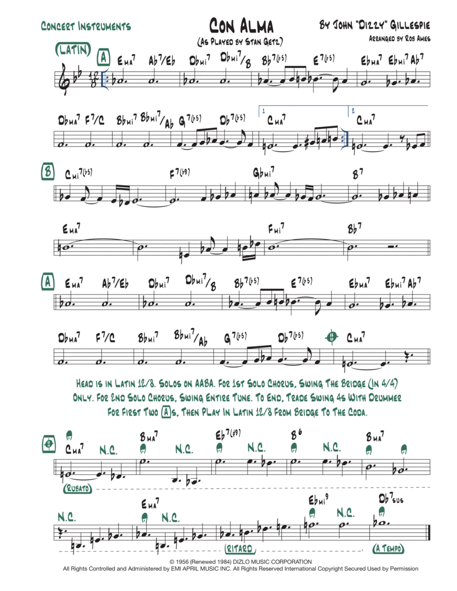 Con Alma Voice scores gallery preview page 1