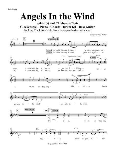 Angels In The Wind - Soloist(s)
