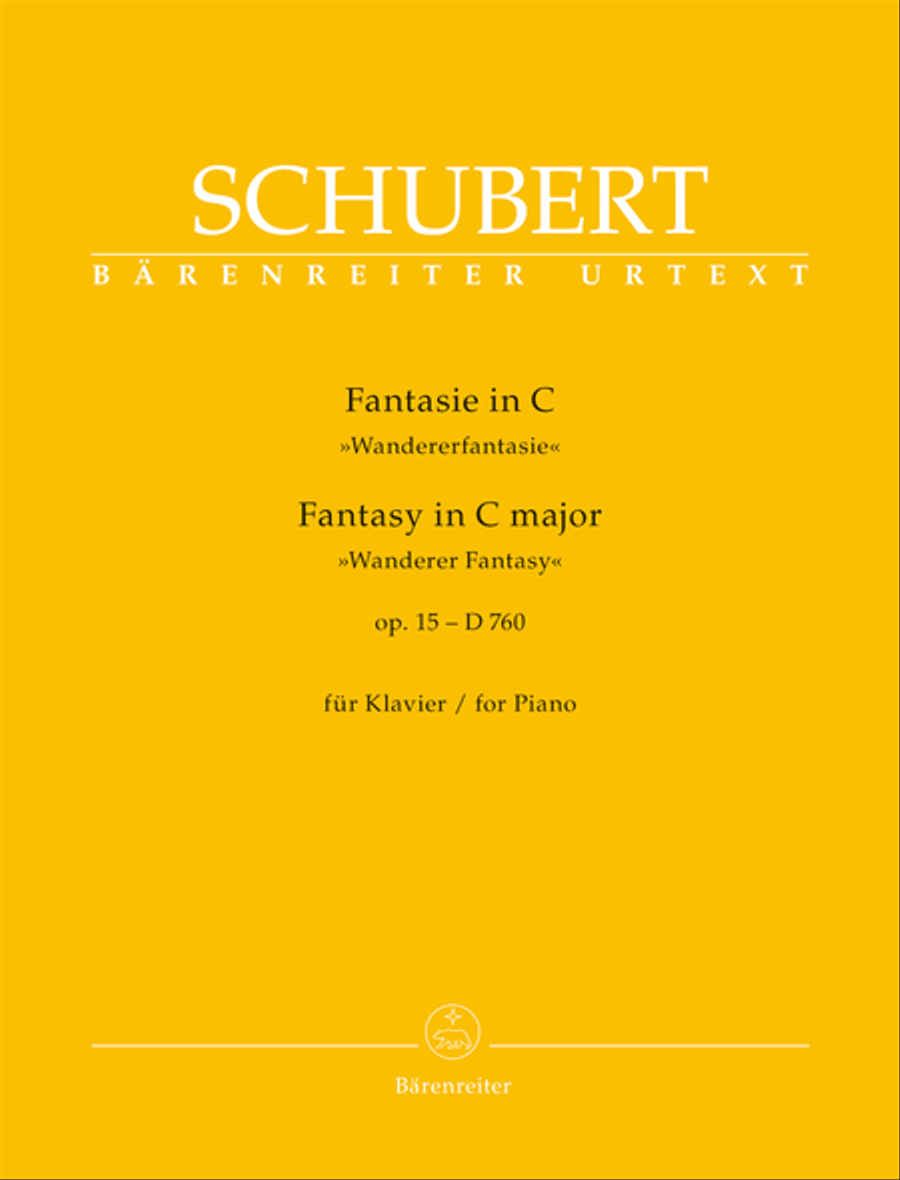 Fantasy for Piano C major op. 15 D 760 
