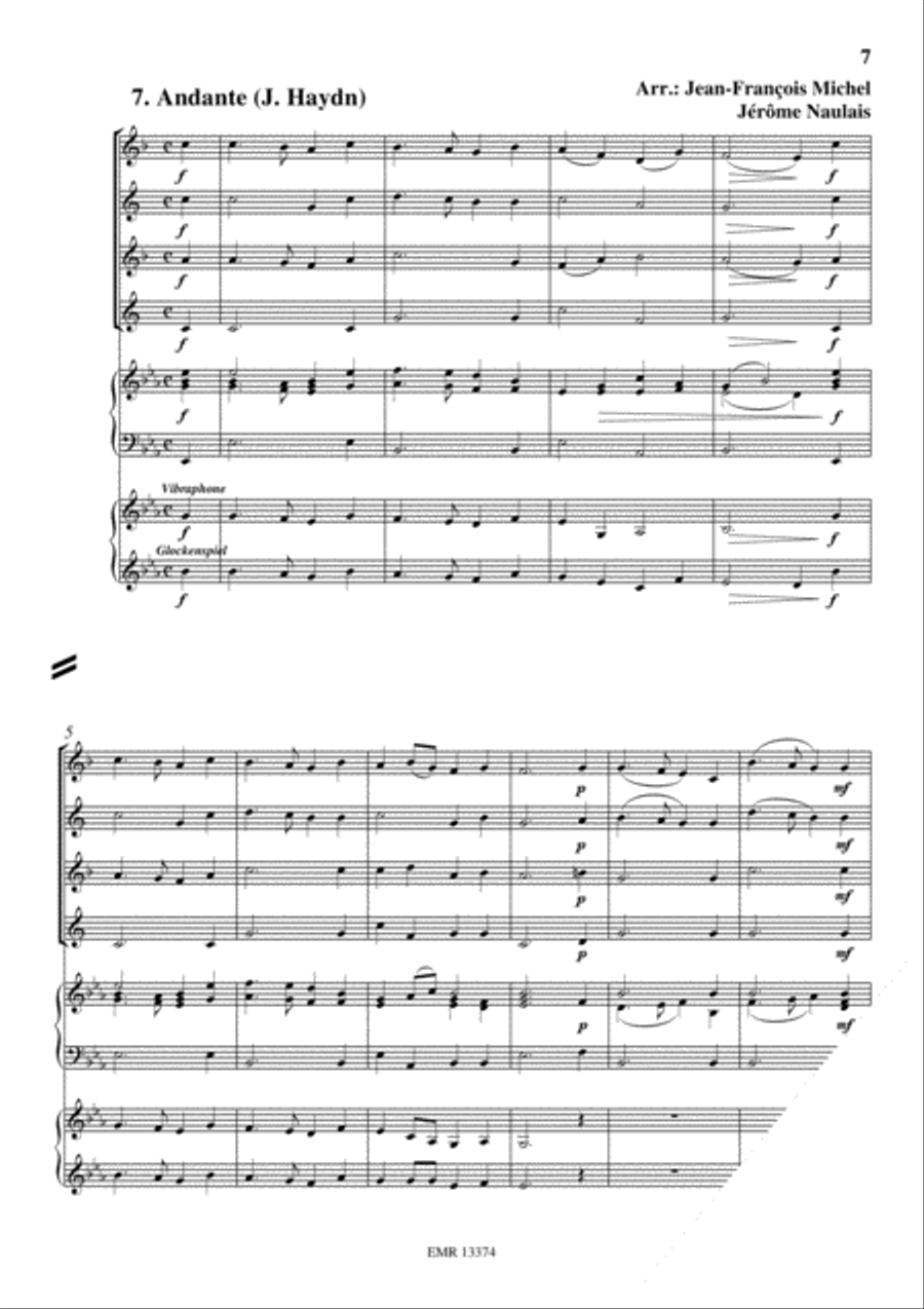 Feierliche Musik Volume 2 Saxophone Ensemble scores gallery preview page 4