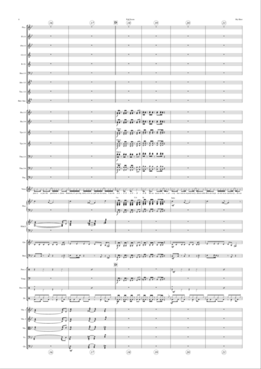 My Shot My Shot Full Orchestra scores gallery preview page 4