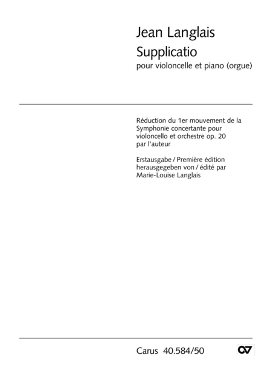 Supplicatio Supplicatio Cello scores gallery preview page 2