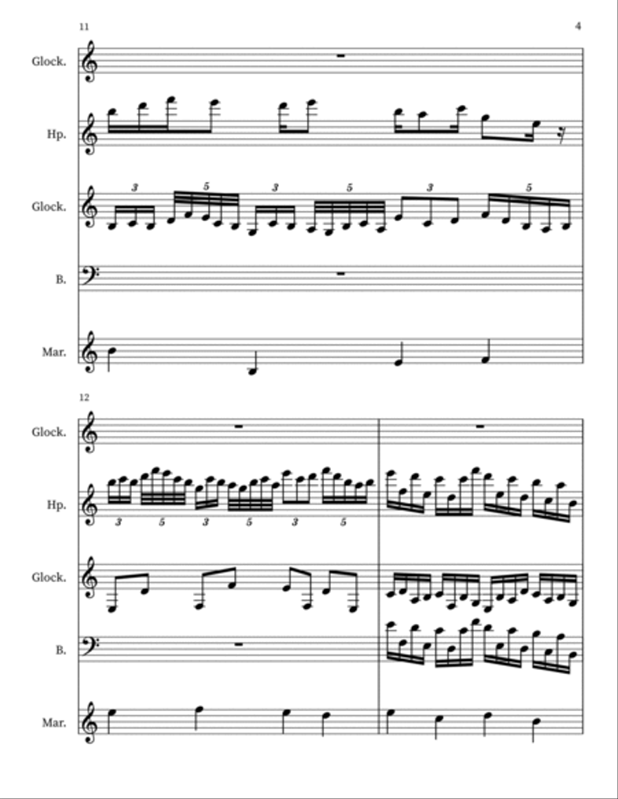 Confection 105 Double Bass scores gallery preview page 4
