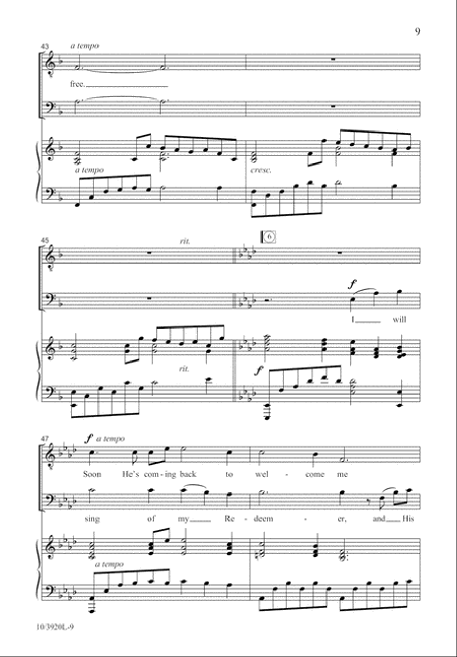 He Keeps Me Singing TTBB scores gallery preview page 10