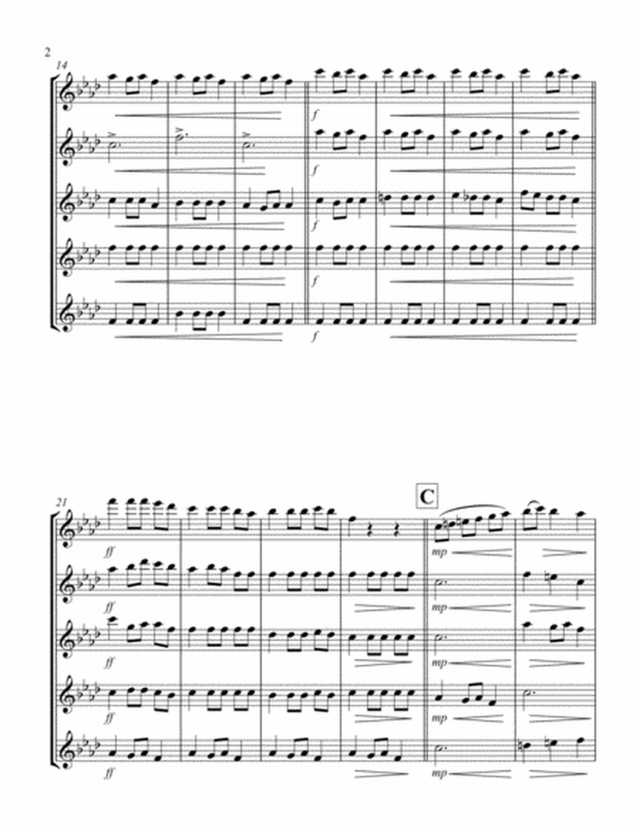 Carol of the Bells (F min) (Violin Quintet) image number null