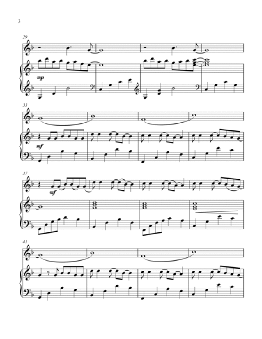 Mad World Mad World Violin Solo scores gallery preview page 4
