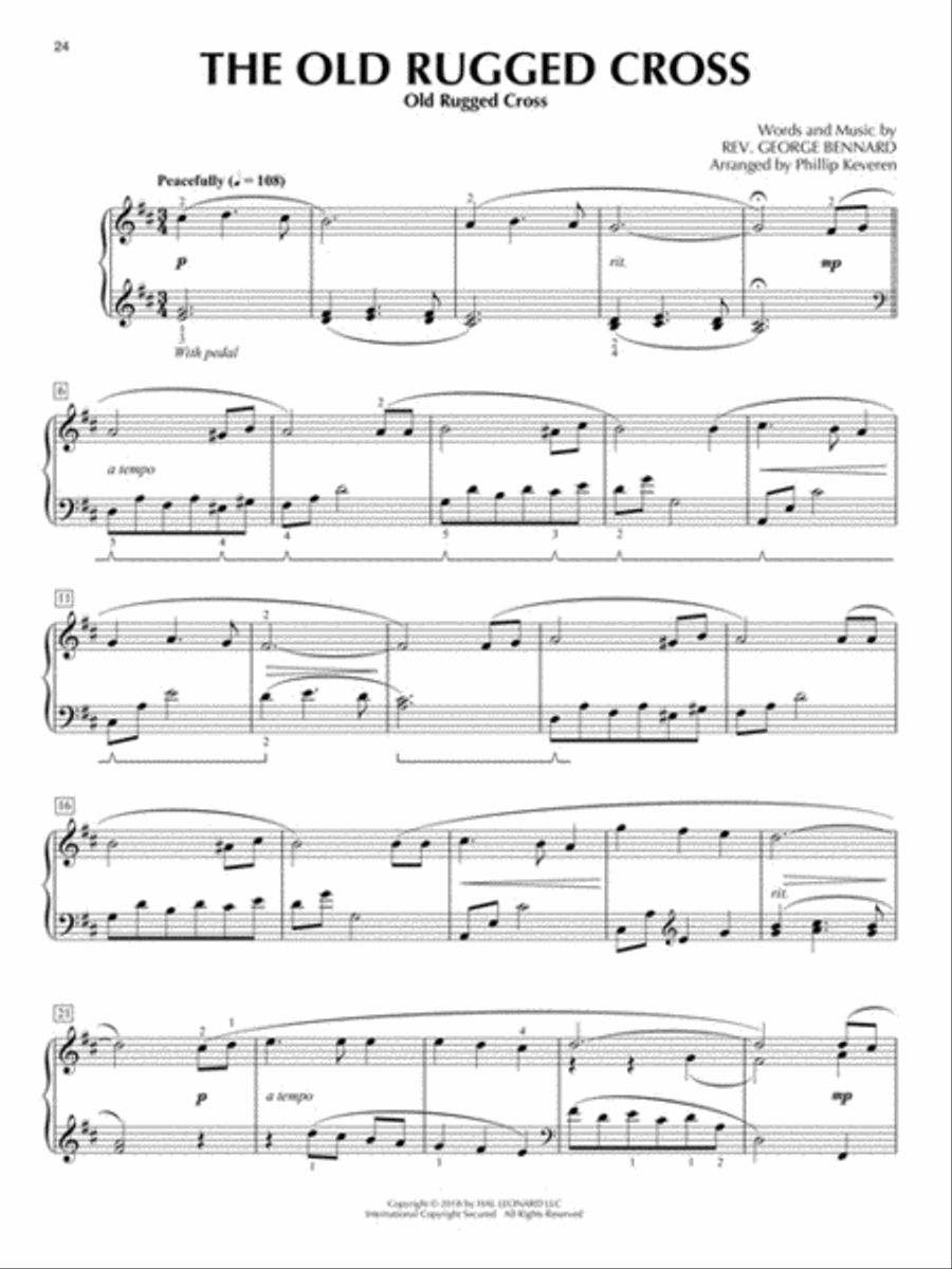 Hymns with a Classical Flair Piano Solo scores gallery preview page 4