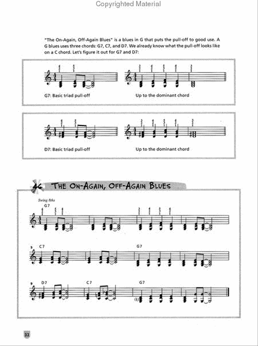 Easy Soloing for Blues Keyboard Piano Method scores gallery preview page 4