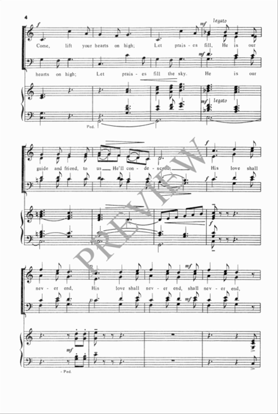 Come, Christians, Join to Sing 4-Part scores gallery preview page 5