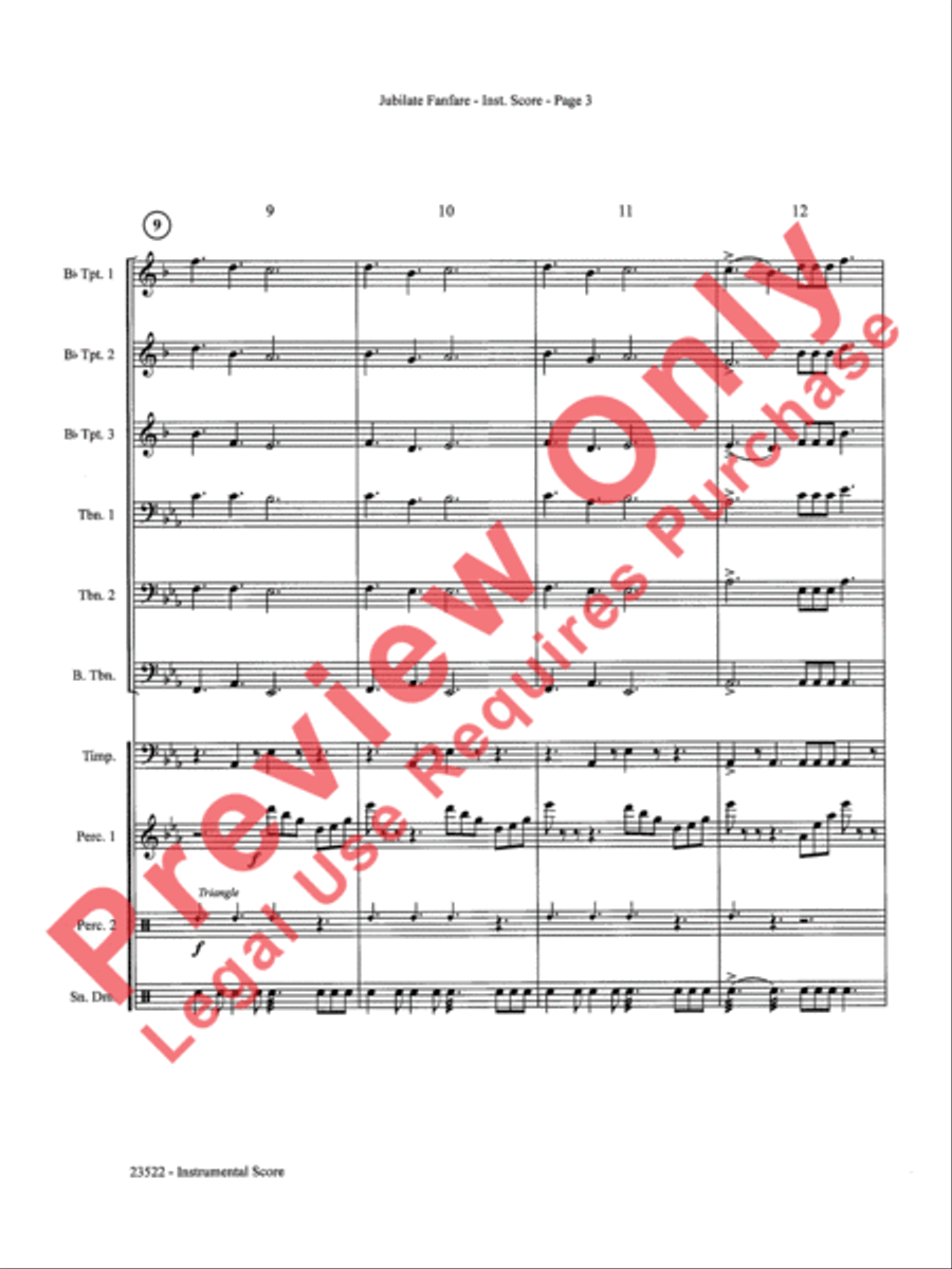 Jubilate Fanfare Jubilate Fanfare Choir scores gallery preview page 4