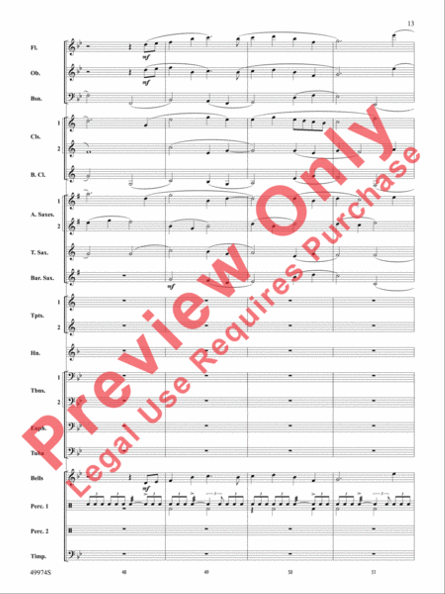 Carry On With Pride Concert Band scores gallery preview page 14