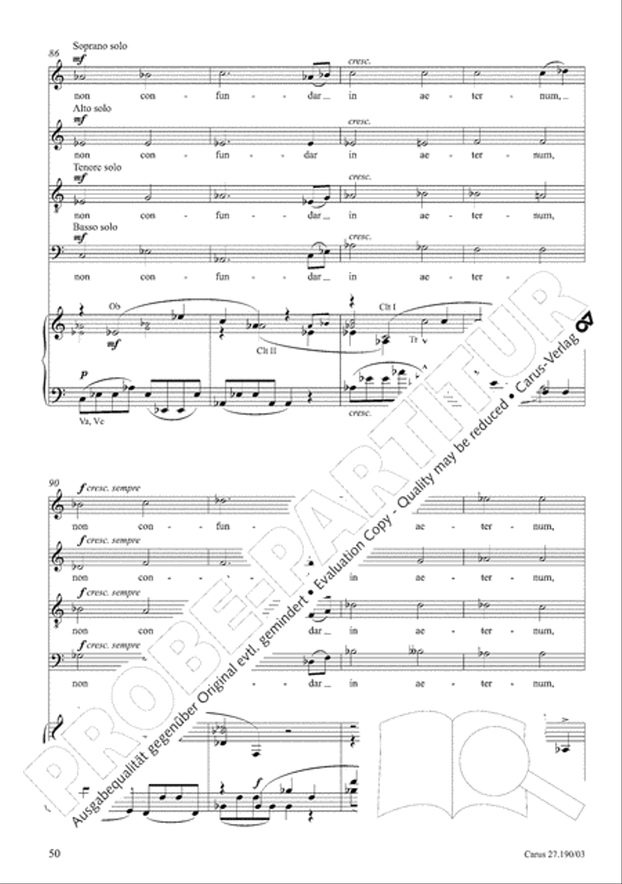 Te Deum 4-Part scores gallery preview page 51