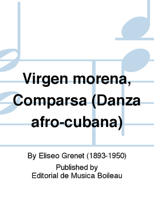 Virgen morena, Comparsa (Danza afro-cubana)