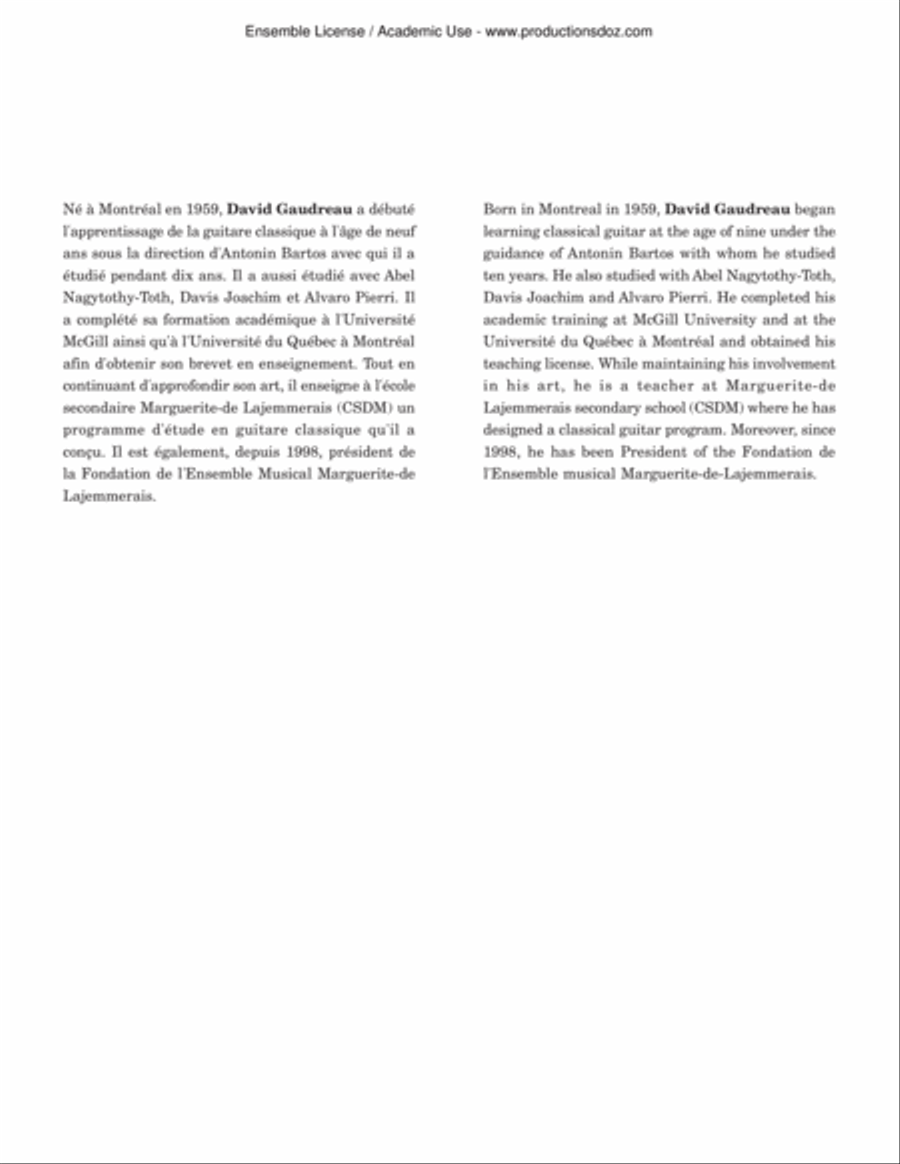 15 études 15 études Classical Guitar scores gallery preview page 2
