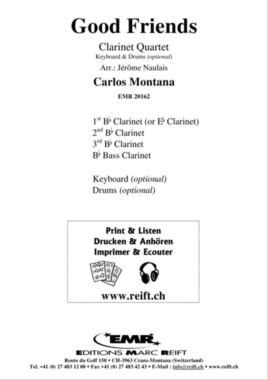 Good Friends Clarinet Quartet scores gallery preview page 2