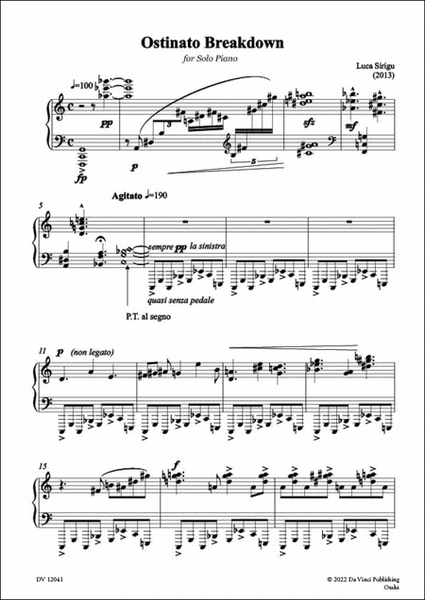 Ostinato Breakdown, for Piano