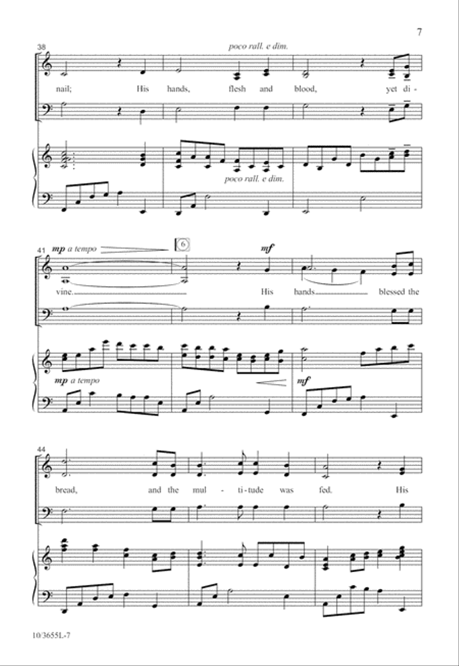 His Hands His Hands 3-Part scores gallery preview page 8