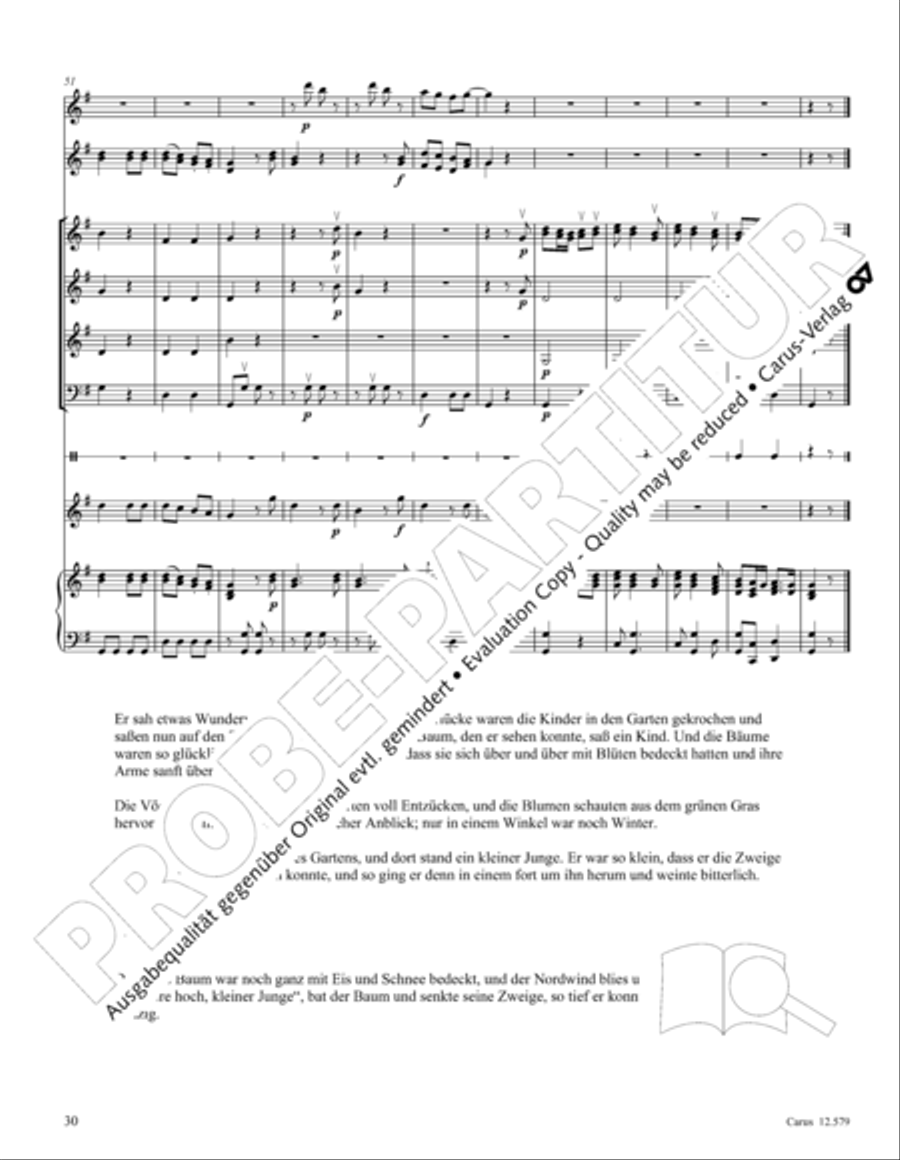 Der Garten des Riesen Der Garten des Riesen Children's Choir scores gallery preview page 35