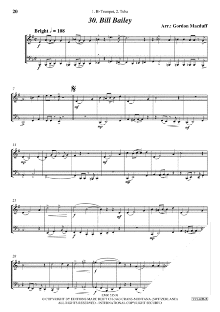 Greatest Duets Volume 3 Trumpet scores gallery preview page 12
