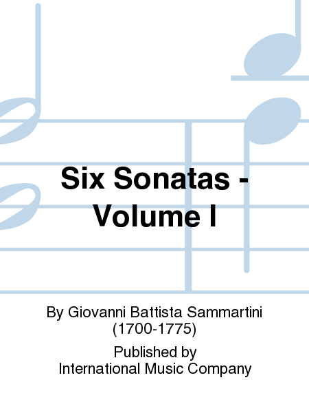 Six Sonatas: Volume I