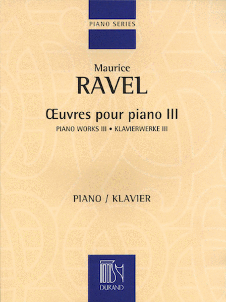 Piano Works III Piano scores gallery preview page 1