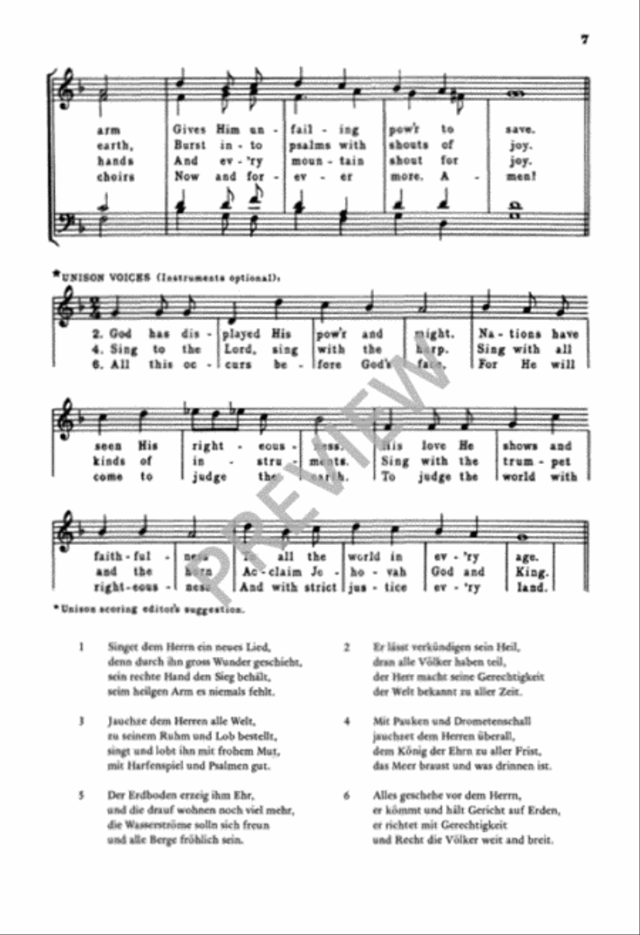 Five Psalms of Praise and the Responsorium from the "Becker Psalter"