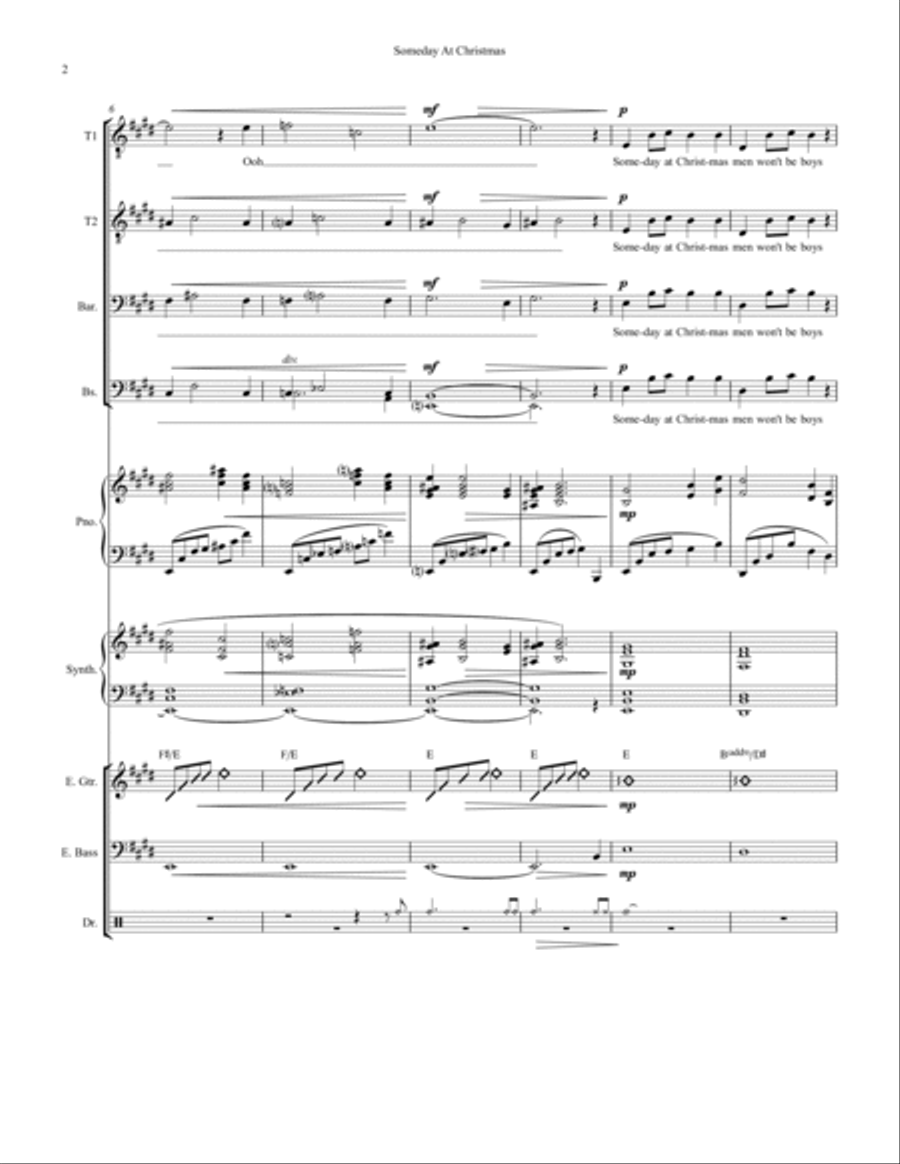 Someday At Christmas Small Ensemble scores gallery preview page 2