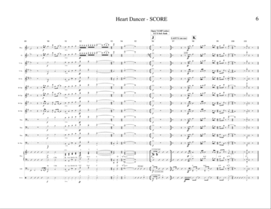 Heart Dancer (Jazz Band) Jazz Ensemble scores gallery preview page 6