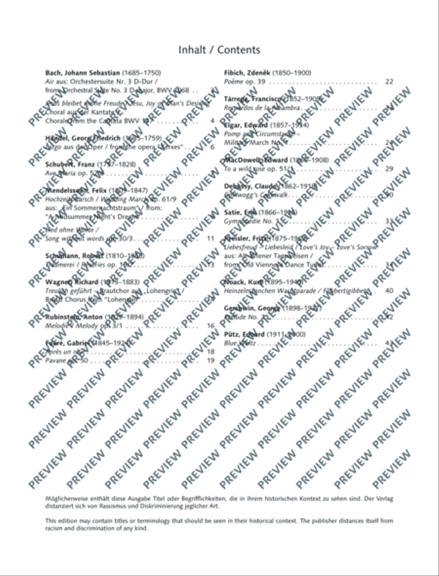 Classical Highlights for Viola Piano Accompaniment scores gallery preview page 3