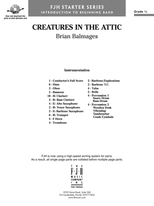 Creatures in the Attic: Score