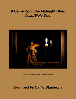 Book cover for It Came Upon the Midnight Clear (Violin/Viola Duet)