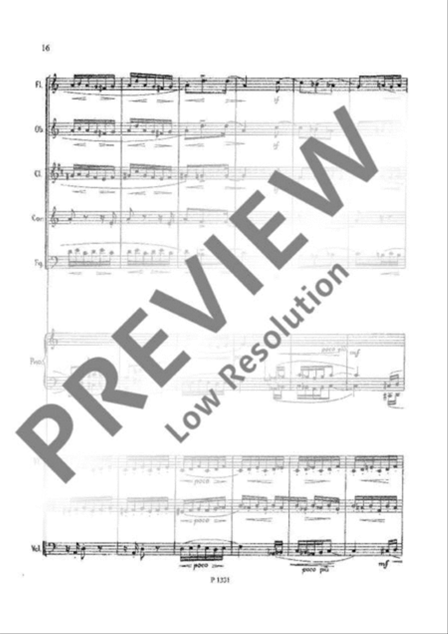 Nonet Piano scores gallery preview page 17
