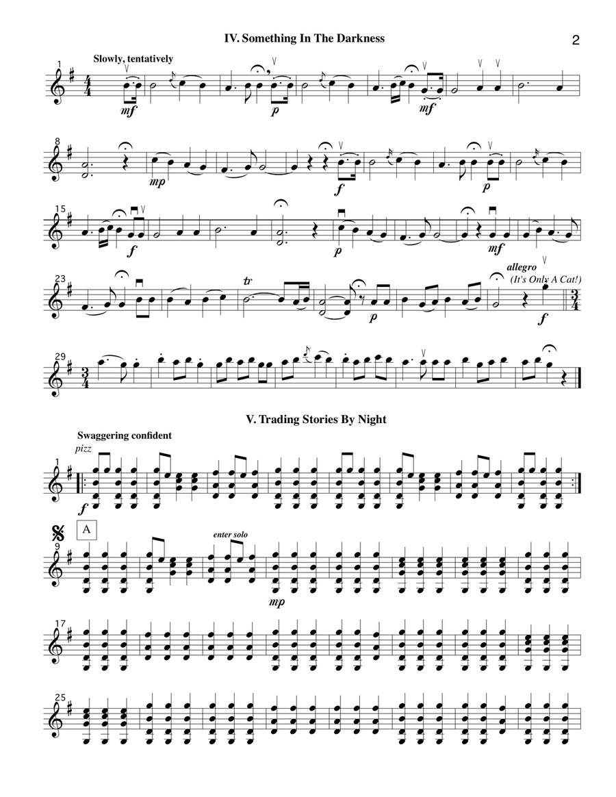 Boccherini Music from Master and Commander (arr. for String Quartet) op. 6 No. 30) String Quartet scores gallery preview page 2