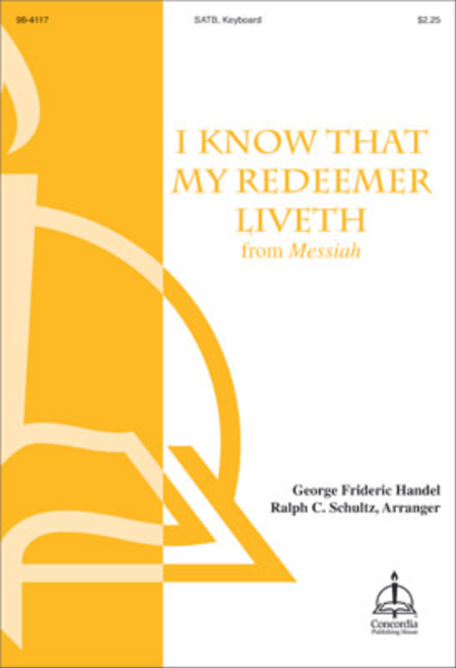 I Know That My Redeemer Liveth from Messiah 4-Part scores gallery preview page 1