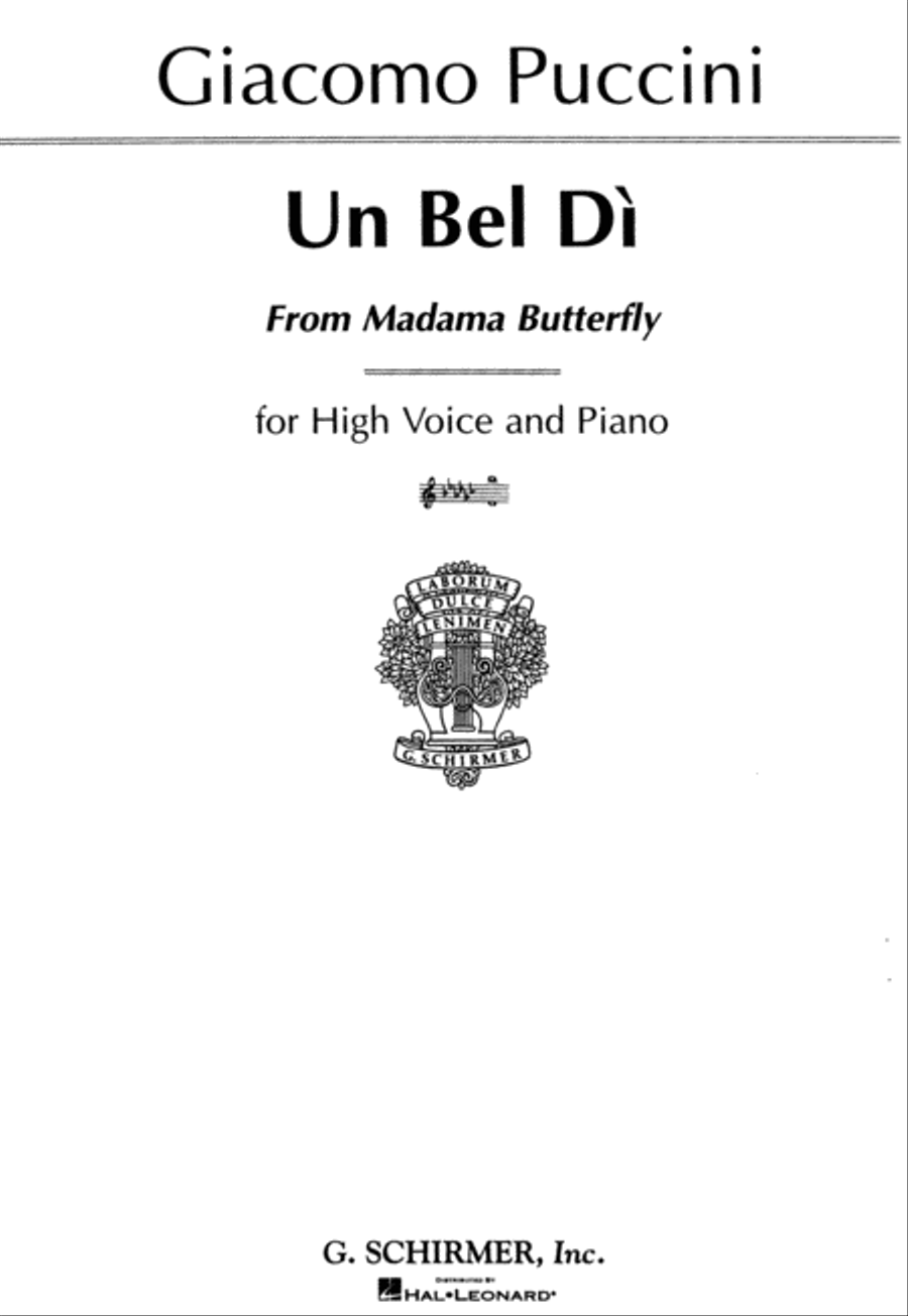 Un bel di vedremo (from Madama Butterfly) Voice scores gallery preview page 1