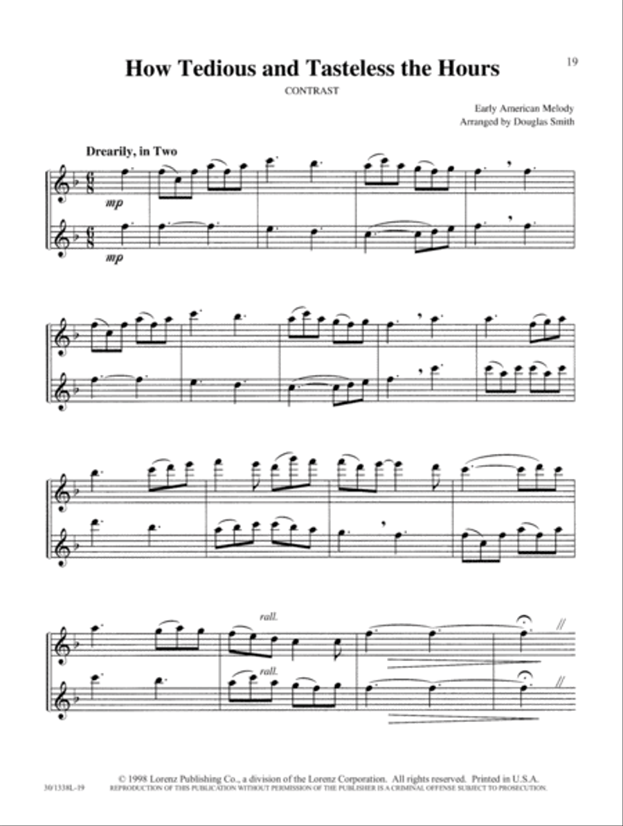 Hymns & Spirituals - Flute Flute Duet scores gallery preview page 7