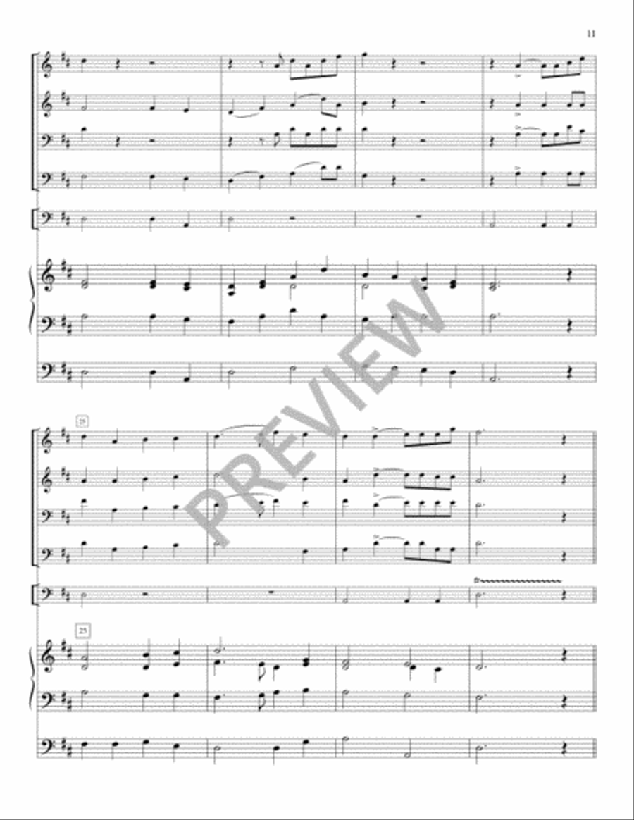 Festival Hymns for Organ, Brass and Timpani - Volume 8, General Trombone scores gallery preview page 13