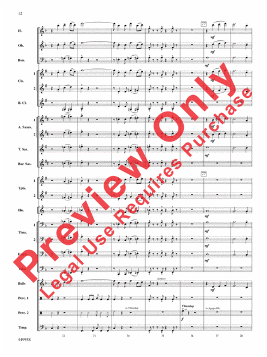 Djembe Laya Concert Band scores gallery preview page 29