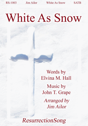 White As Snow (SATB, Full Orchestration)