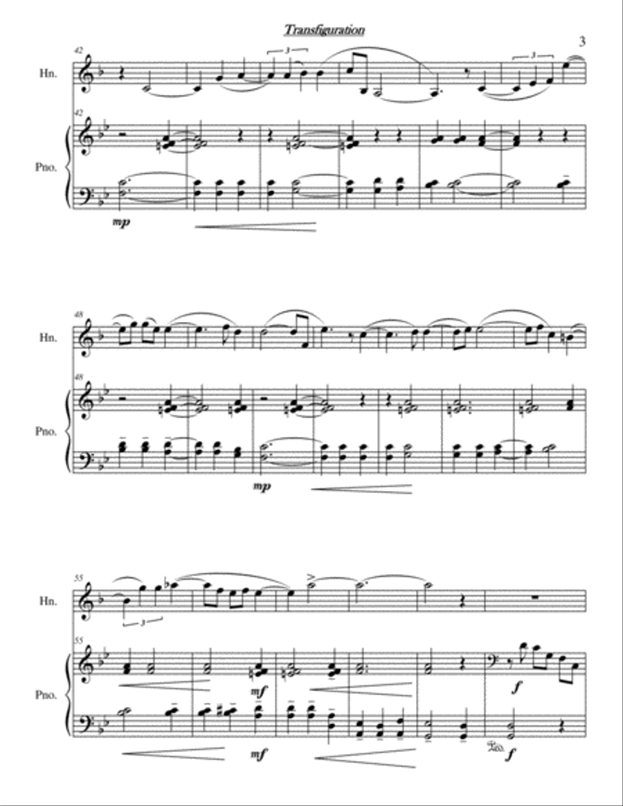 Transfiguration Piano scores gallery preview page 4