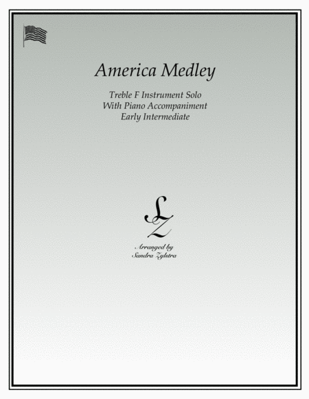America Medley (treble F instrument solo) image number null