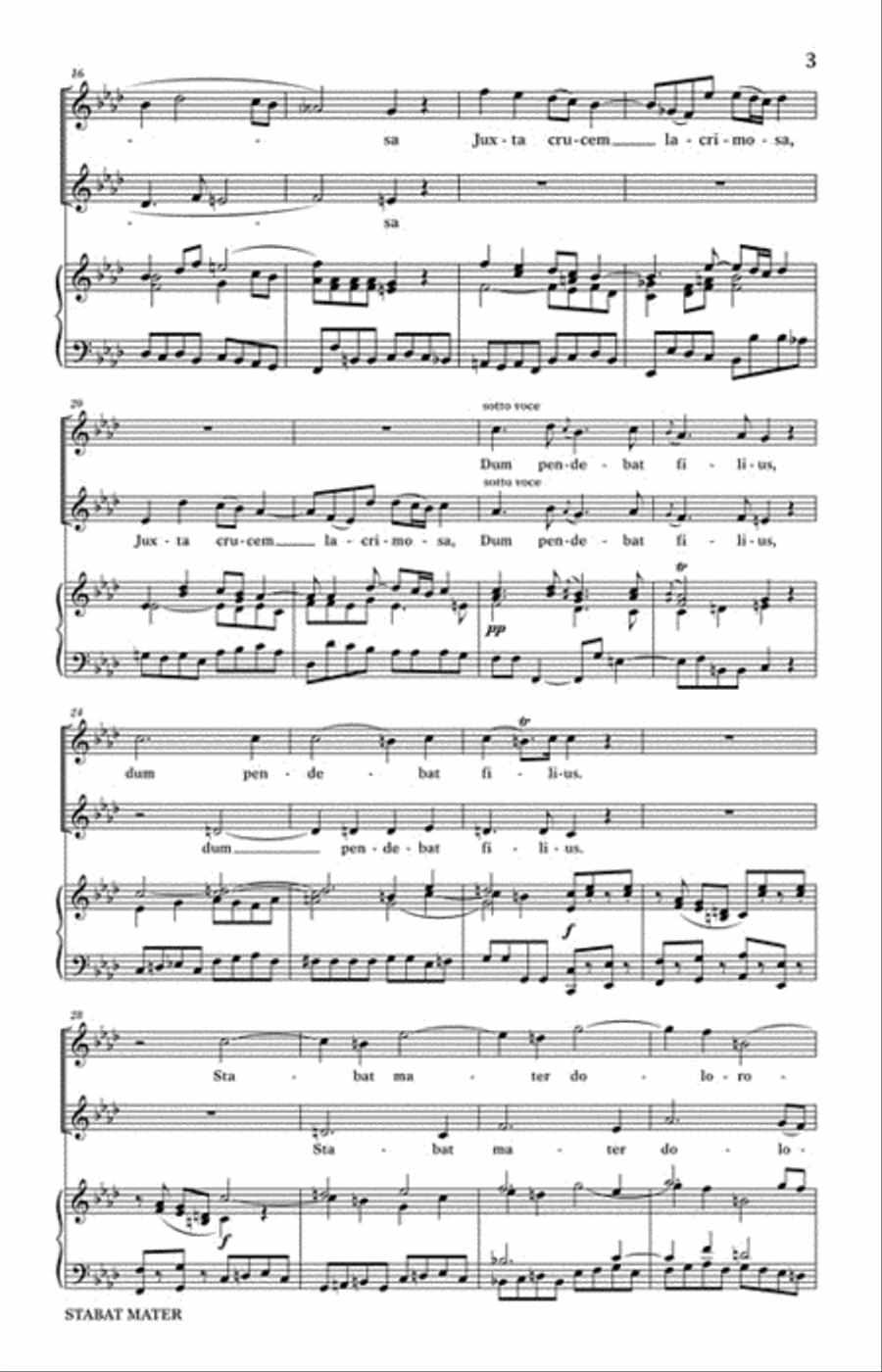 Stabat Mater Dolorosa SA scores gallery preview page 3