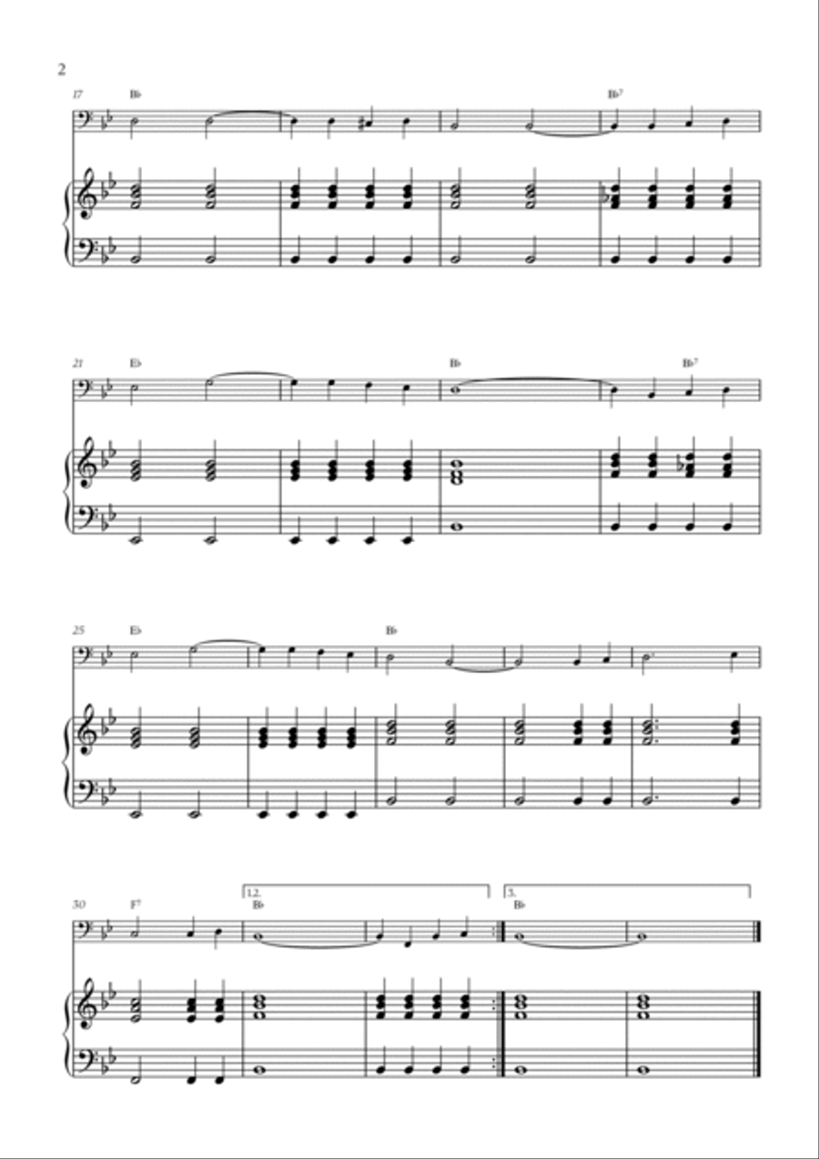 You Are My Sunshine You Are My Sunshine Piano scores gallery preview page 2