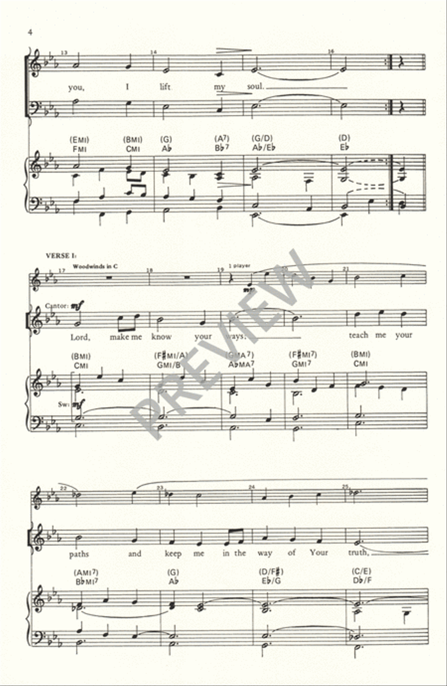 To You, O Lord 4-Part scores gallery preview page 5