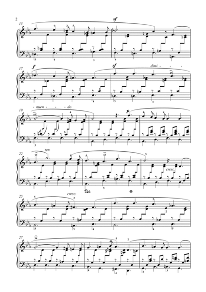 Mendelssohn-Lied ohne Worte Op. 38 No.1(Piano) image number null