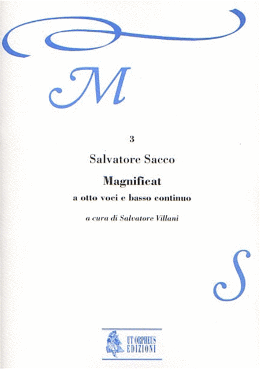 Magnificat for 8 Voices (SATB-SATB) and Continuo 4-Part scores gallery preview page 1