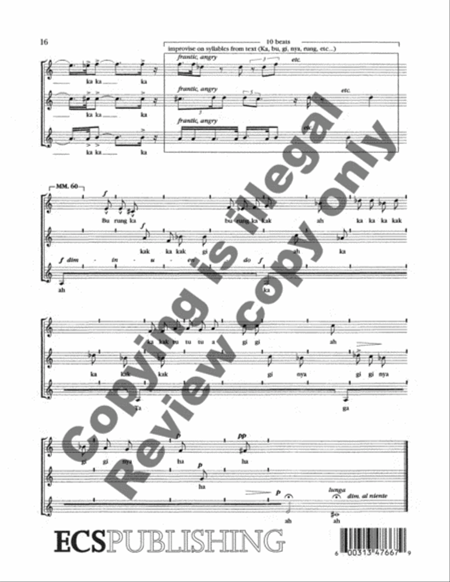 Three Malaysian Songs A Cappella scores gallery preview page 8