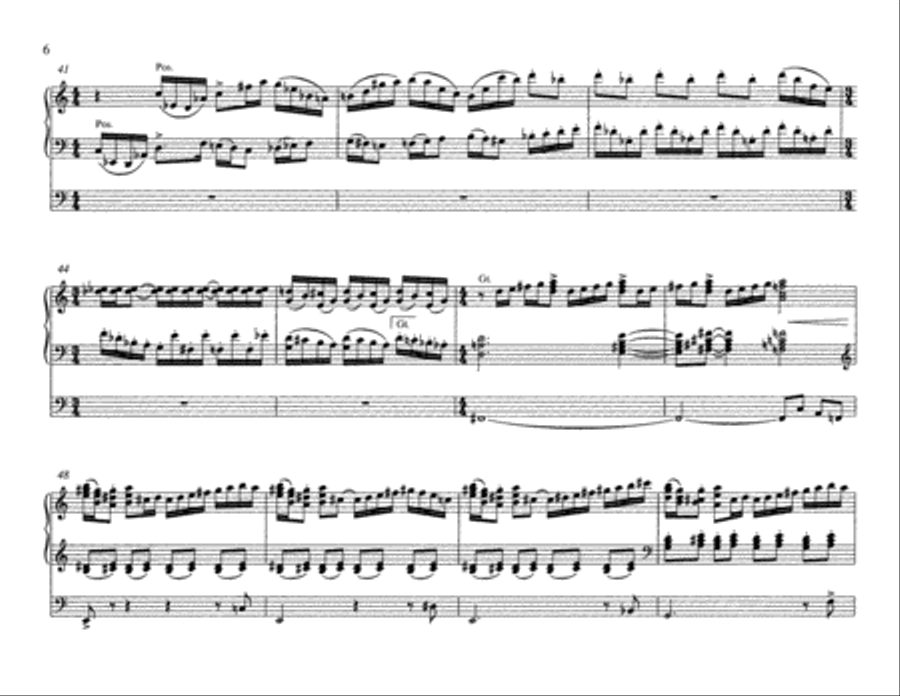 Toccata, Adagio and Fugue Organ scores gallery preview page 5