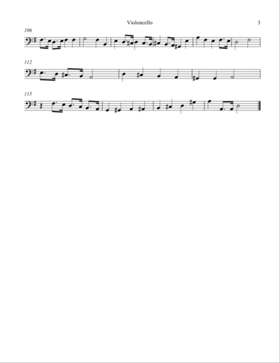 March Op. 108 String Orchestra scores gallery preview page 6